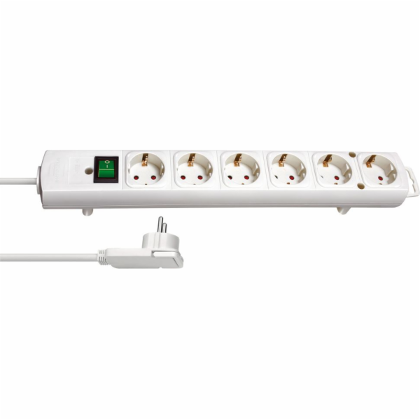 Brennenstuhl Comfort-Line napájecí lišta 6 zásuvek 2 m bí...