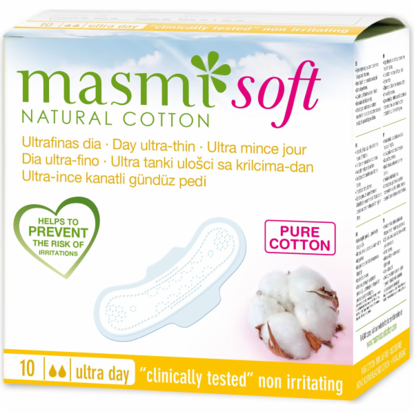 Masmi Ultra tenké bavlněné denní vložky s křidélky