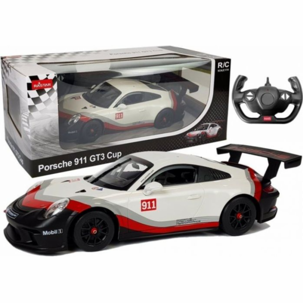 Rastar Auto R/C Porsche 911 GT3 CUP Rastar 1:14 White dál...