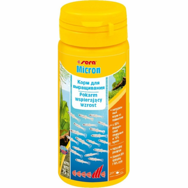 Sera Micron Nature 50 ml - planktonové krmivo podporující...