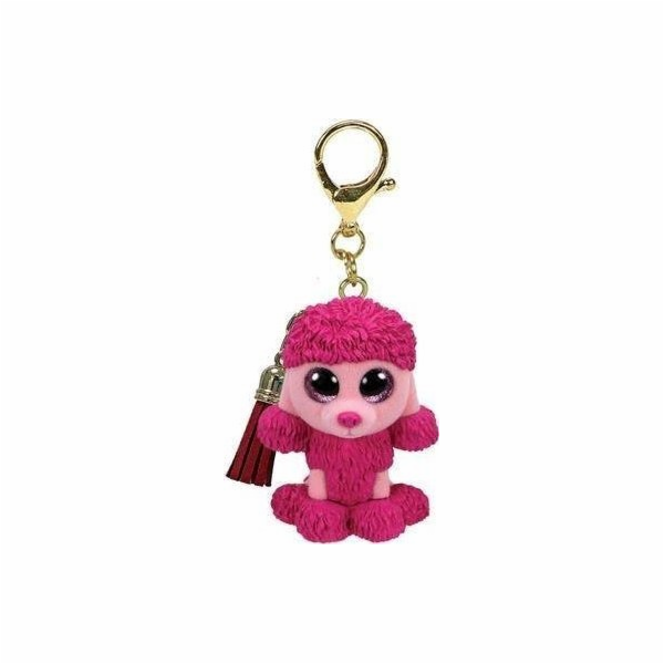 Klíčenka růžový pudl TY Mini Boos klip PATSY 25073