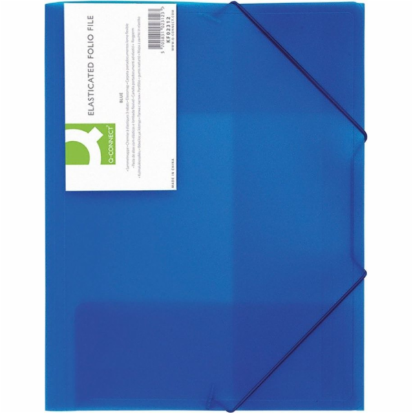 Q-Connect Folder s elastickým pásem PP, A4, 400 mikronů, ...
