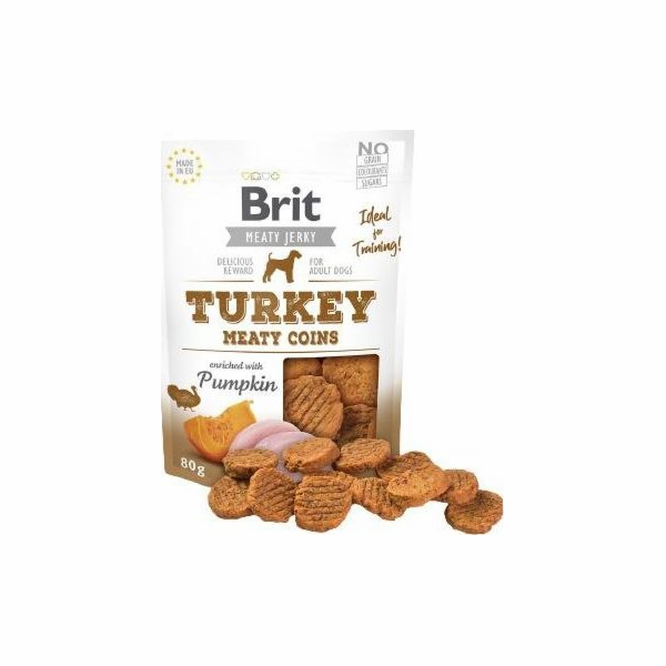 Brit Jerky Turkey Meaty Coins Turkey - 