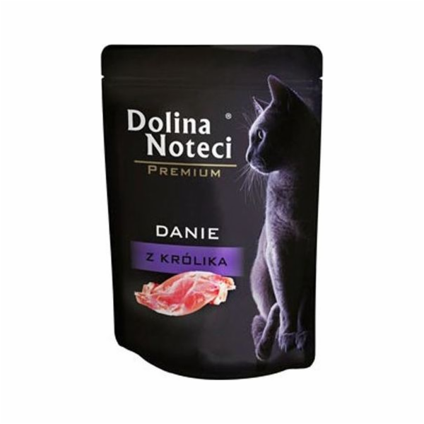 Dolina Noteci Rabbit dish for cats 85g