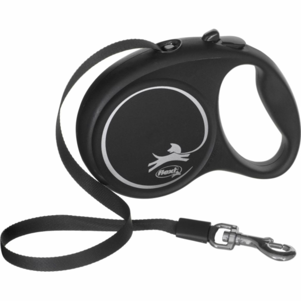 Flexi Black Design M 5 m Dog Retractabl