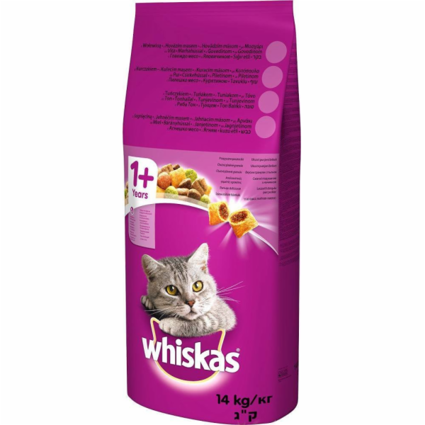 Whiskas Dry Cat Food Adult Cats with Tu