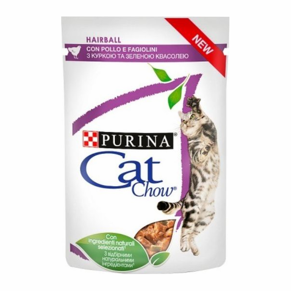 CAT CHOW Hairball Control Chicken Green