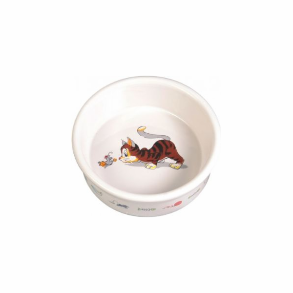 TRIXIE Porcelain Cat Bowl 0.2 l/11 cm
