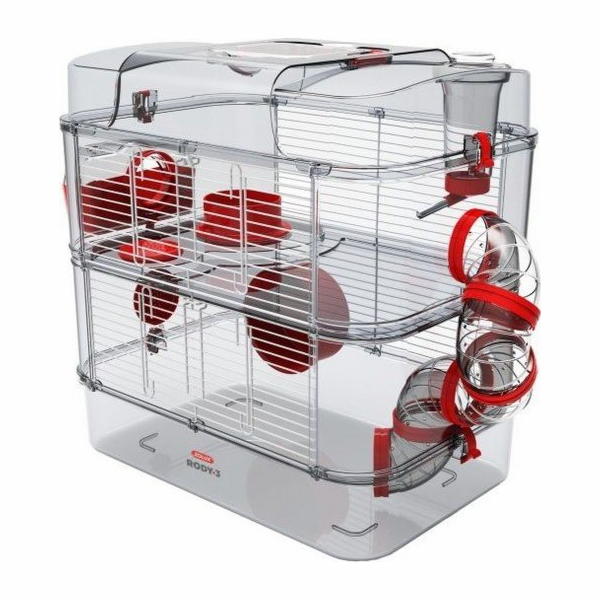 ZOLUX Cage  RODY3 DUO color: red