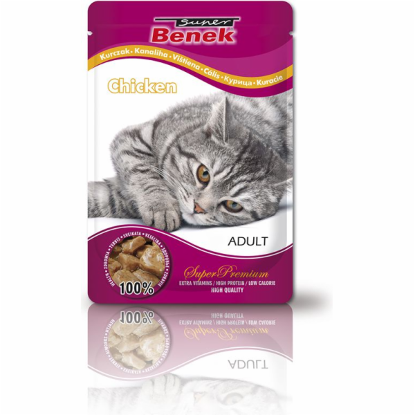 SUPER BENEK Chicken in sauce - wet cat 