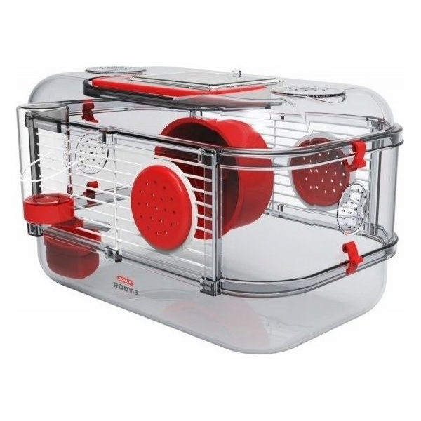 ZOLUX Rody 3 Mini Cage - red