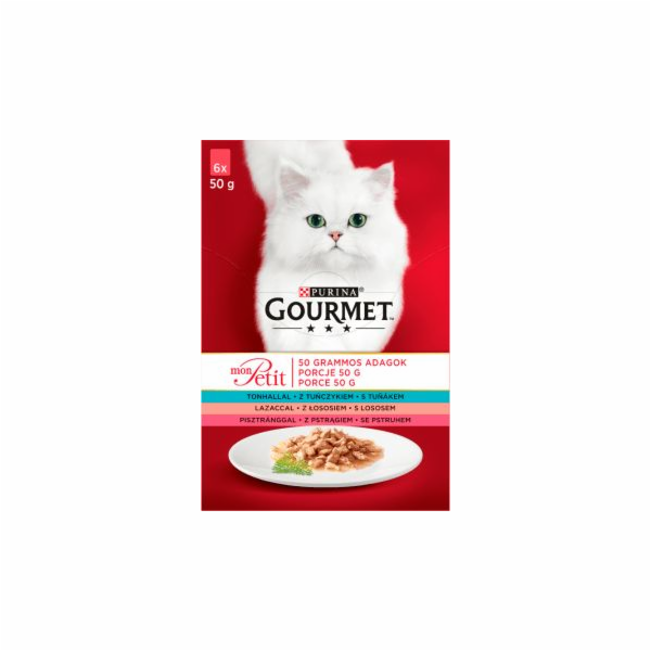 GOURMET Mon Petit Fish Mix - wet cat fo