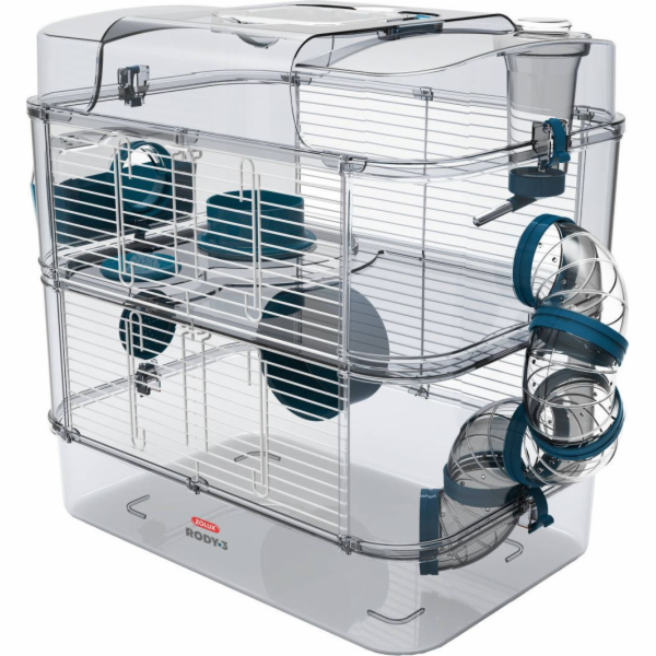 ZOLUX Rody3 DUO - rodent cage - Blue