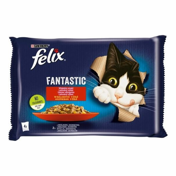 Felix Fantastic rabbit  lamb - wet food
