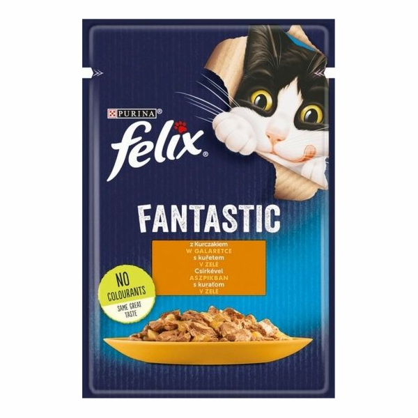 FELIX Fantastic with chicken in jelly -