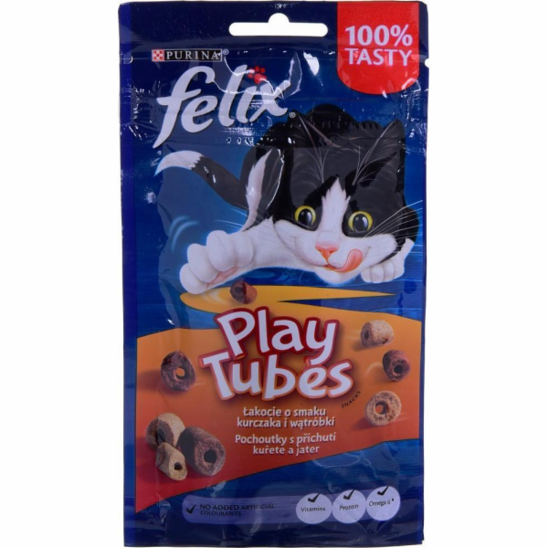 FELIX Play Tubes Chicken  Liver  - dry 