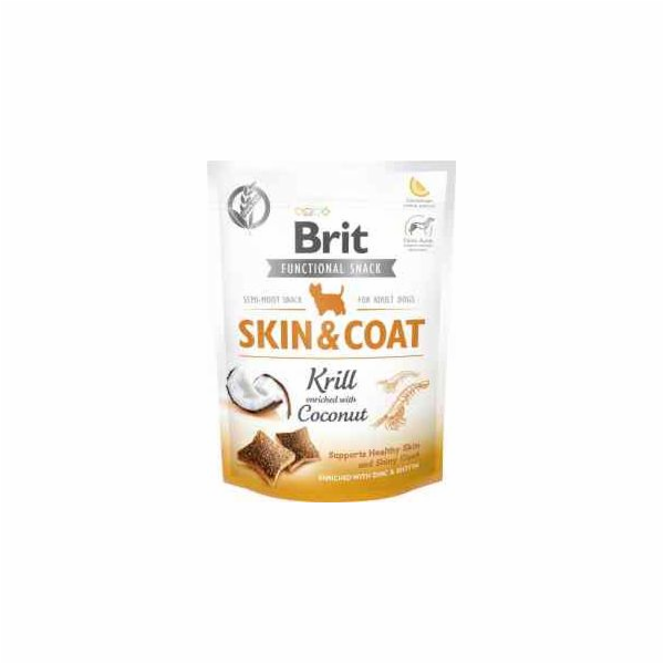 BRIT Functional Snack Skin&Coat Krill  