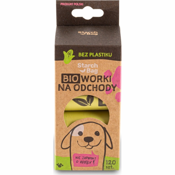 STARCH BAG - Dog poop bags - 8 x 15