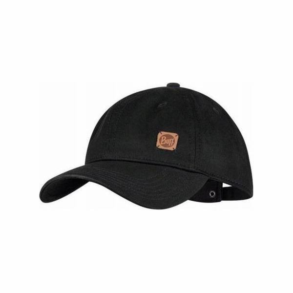 Buff Solid Black Head cap Cotton  Polye