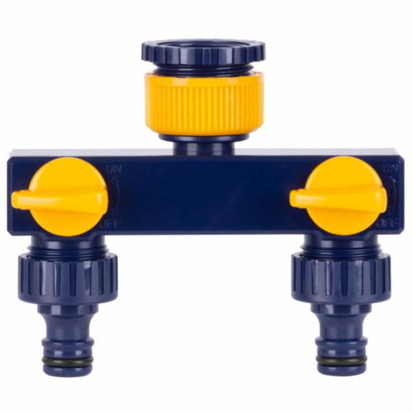Rozdělovač zahradní 3/4"-1" vnitřní závit na 2 rychlospojk