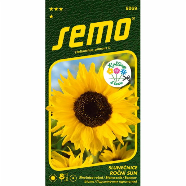 Semeno Slunečnice roční 2 g-série KVĚTINY K ŘEZU