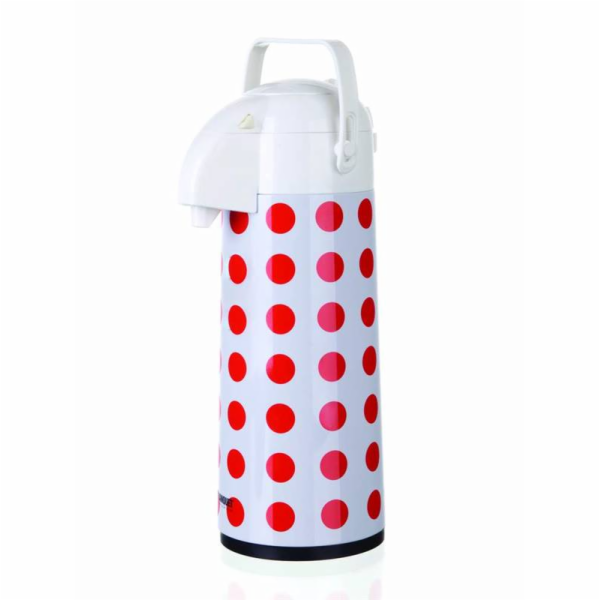Termoska pumpovací 1,9 l puntíky