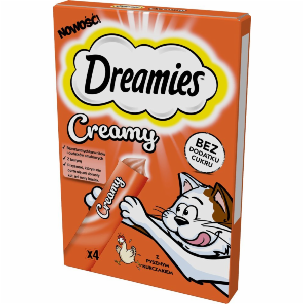 DREAMIES Creamy Chicken - cat treats - 