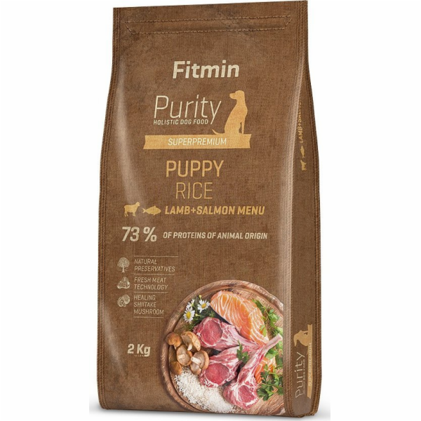 FITMIN PURITY RICE PUPPY LAMB&SALMON 2k
