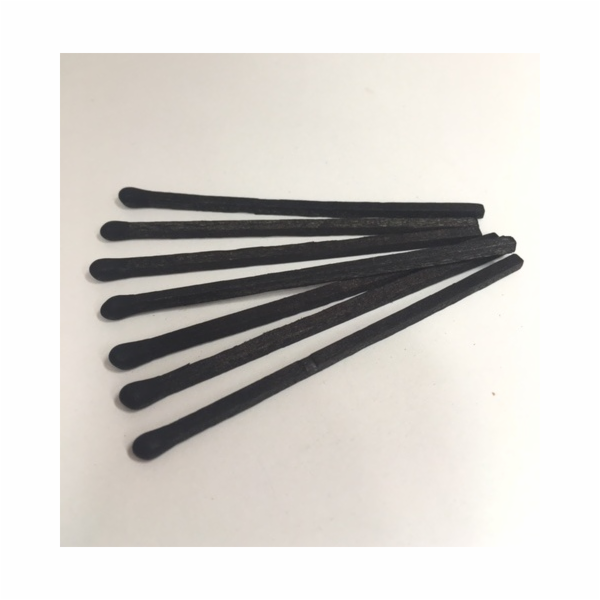 Zápalky svíčkové černé 9,5 cm (100 ks + 2 škrtátka) náh