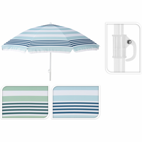 Slunečník plážový/balkónový STRIPES