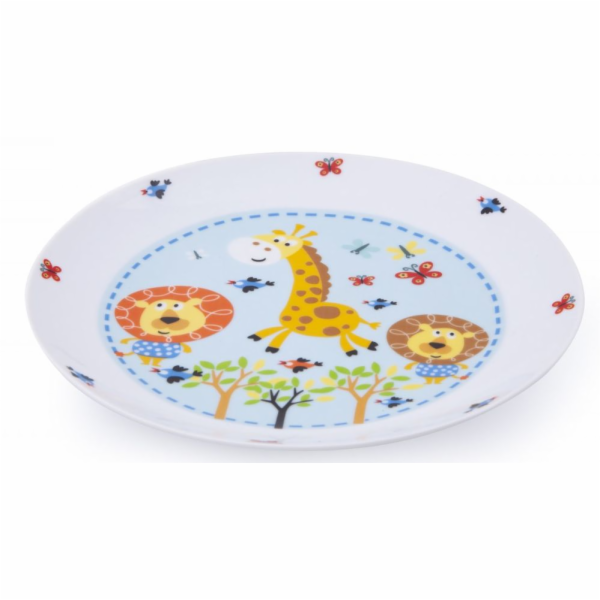 Talíř dětský mělký 21 cm SAFARI porcelán
