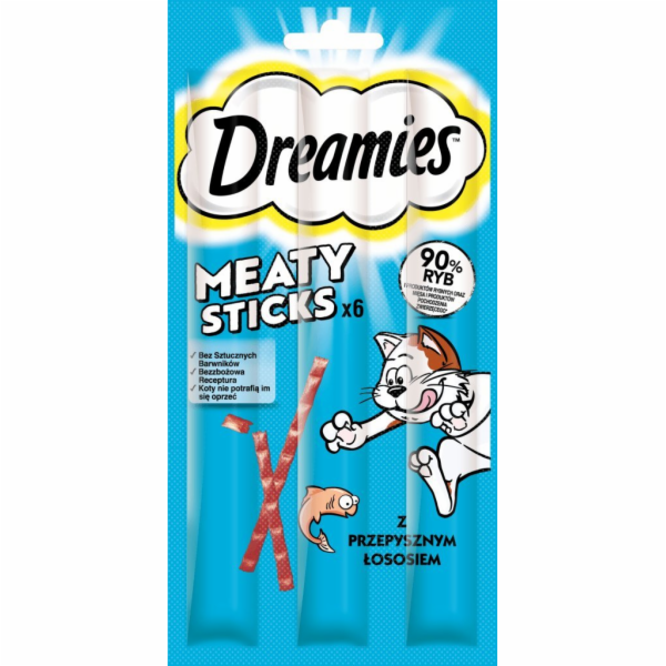 DREAMIES Meaty Sticks Salmon - cat trea