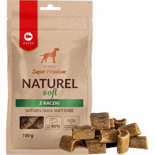 MACED Naturel duck soft cube - Dog trea