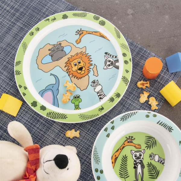 Talíř mělký dětský SAFARI plast