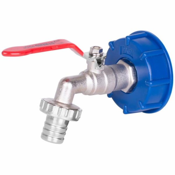 Ventil na IBC nádrž 3/4"+plastová redukce 60 mm s výpustí n