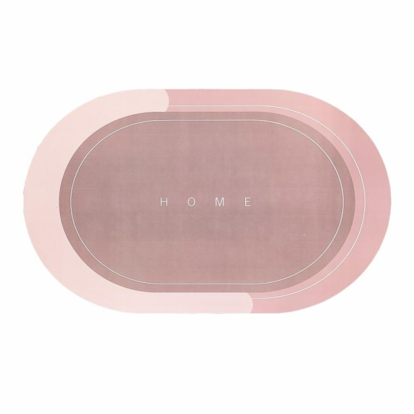 Předložka koupelnová absorpční CLEAN&DRY ovál 80x50 cm rů