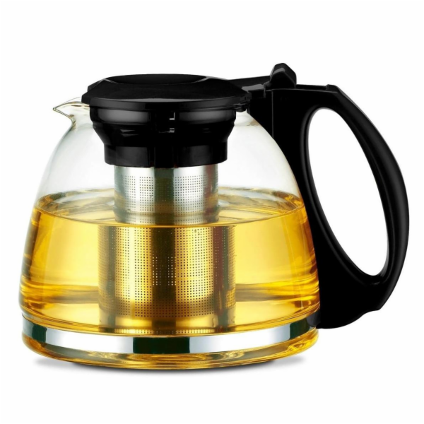 Konvice na čaj skleněná s nerezovým sítkem 1,1 l