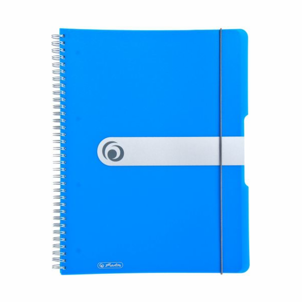 Herlitz Notebook A4/80K, kostkovaný, modrý (0011293065)