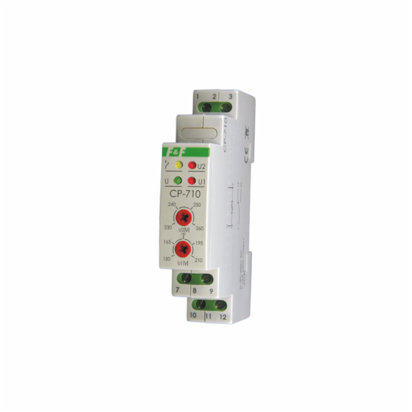 F&F Jednofázové napěťové relé 16A 230V - CP-710