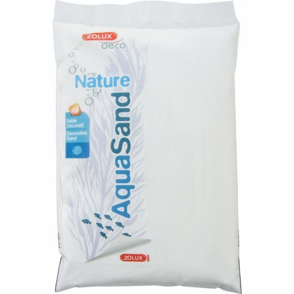 Stelivo Zolux Aquasand Nature sněhově bílý cristobalit 9,5kg