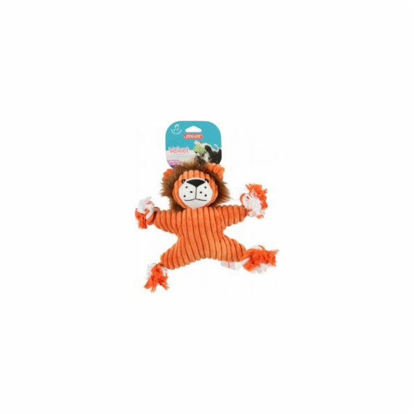 Zolux Plyšová hračka Velvet Virginia Lion oranžová 32x9x2...