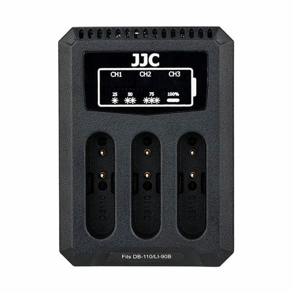 Nabíječka fotoaparátu JJC Trojitá USB nabíječka pro Olymp...
