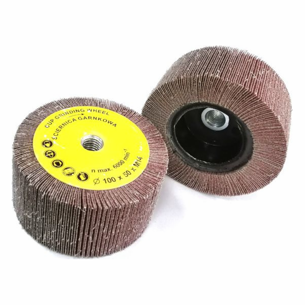 GLOB brusný kotouč 100x50mm se závitem M14 z brusného plá...