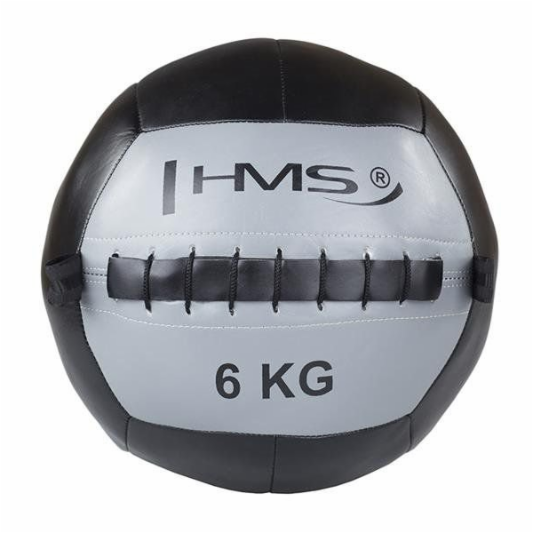 Cvičební míč HMS Wall Ball 6kg šedý (17-41-026)