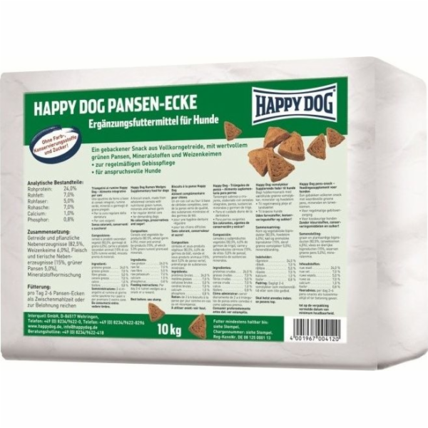 Happy Dog NaturCroq Pansen-Ecken, šišky s bachorem, pocho...