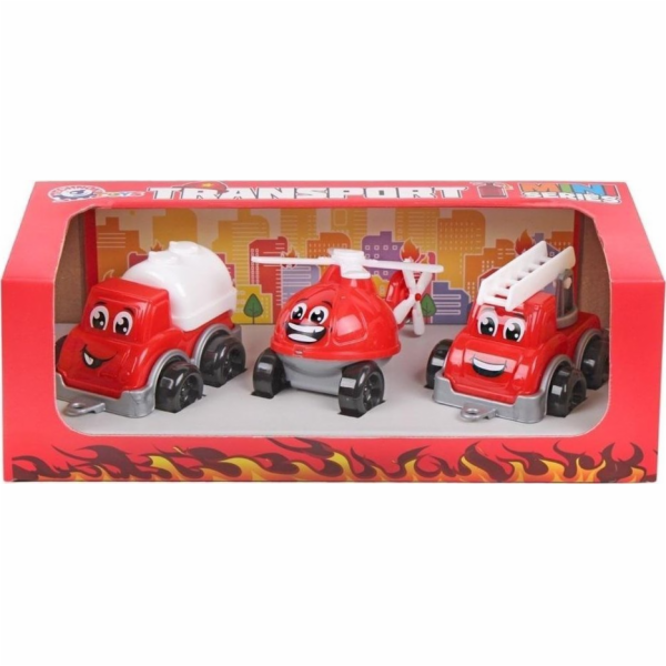 Technok Mini set Hasičské vozy 3 ks 6153 TechnoK p10