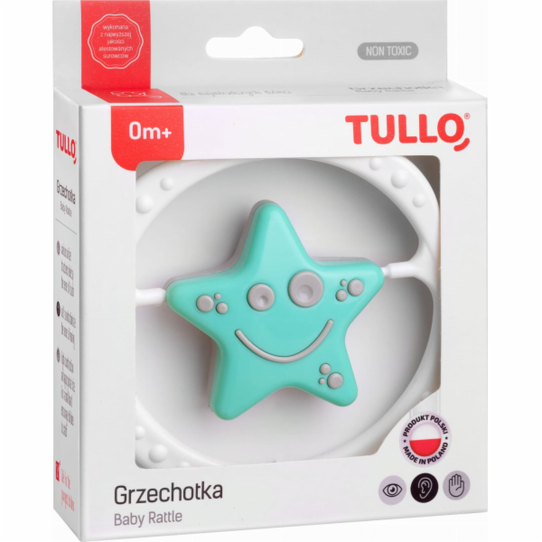 Tullo Mint-šedé hvězdicové chrastítko 171 Tullo