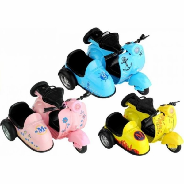 LEANToys Motorcycle Models 3 Colors Drives Lights Game 1:14