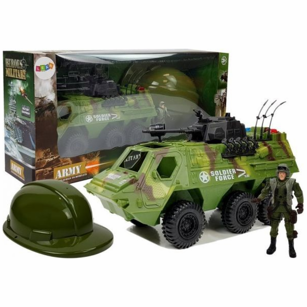 Figurka LEANToys Army Set Vojenské vozidlo Camo a figurka...
