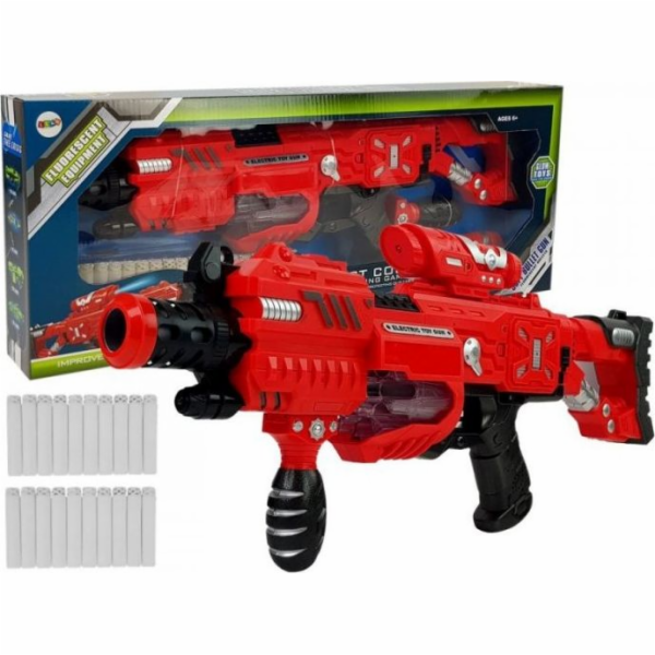 Luminiscenční pistole LEANToys Svítí ve tmě Pěna Kulky Do...